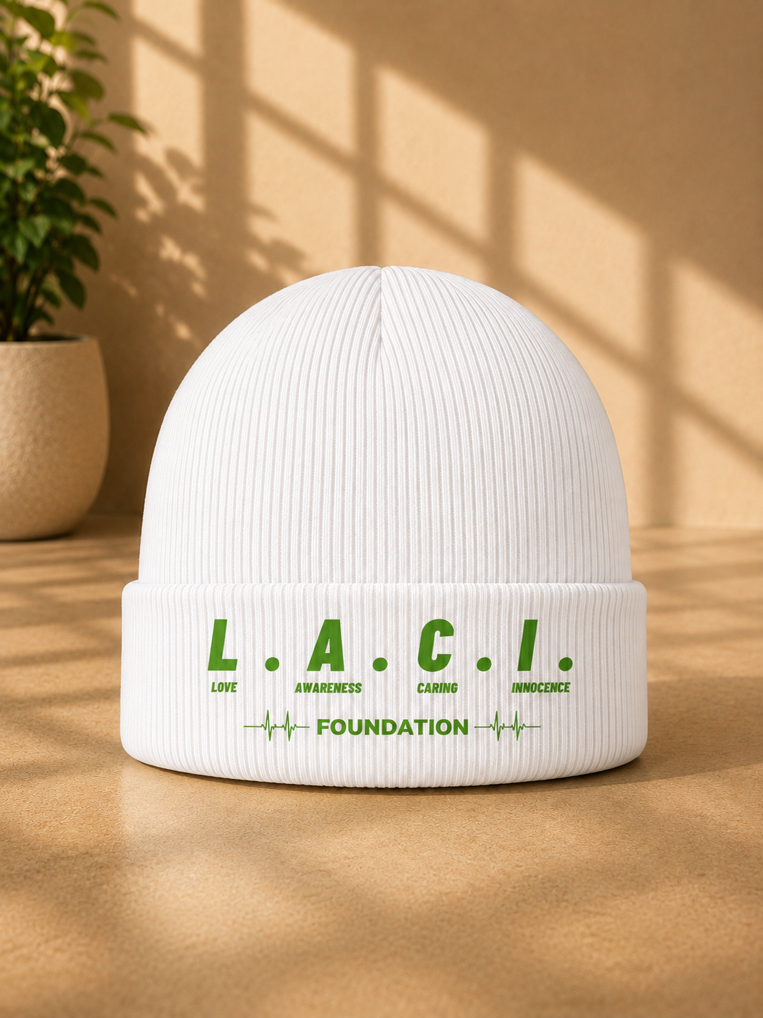 Official L.A.C.I. Foundation Beanie Cap - Image 3