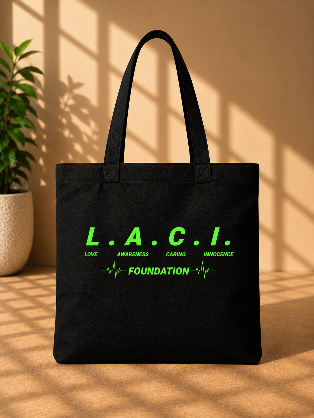Official L.A.C.I. Foundation Hand Bag